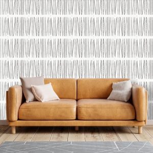 Tapet crni potezi četkice