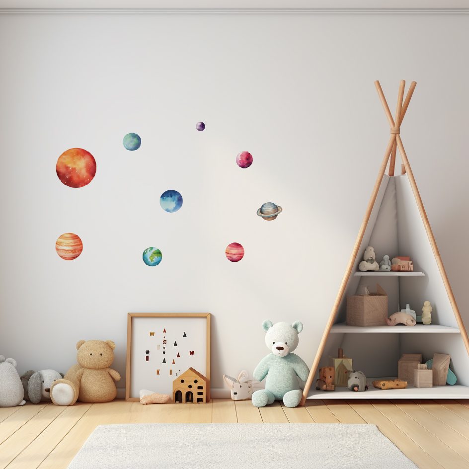 Set stikera planete